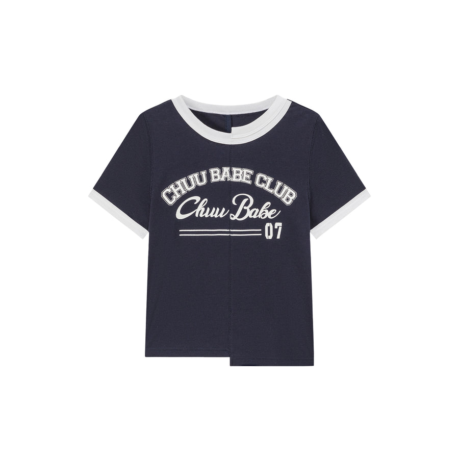 CHUU Babe Club Sporty Varsity T-Shirt