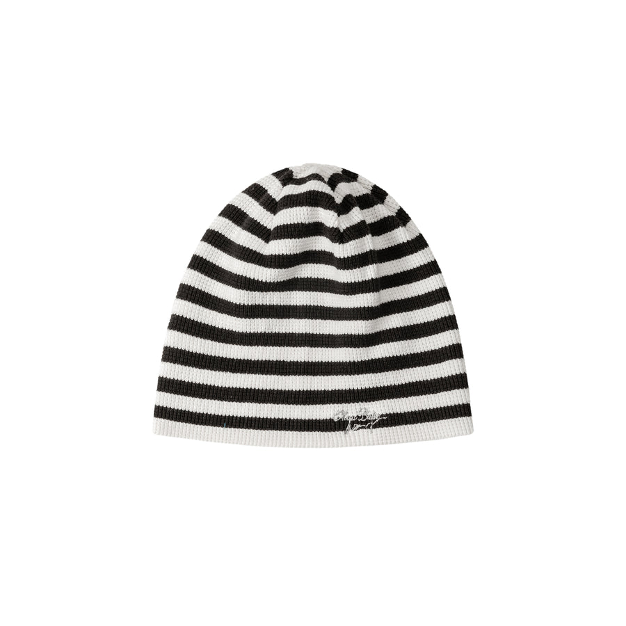 CHUU Waffle Knit Striped Beanie