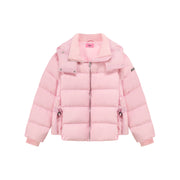 Solid Hooded Padded Jacket