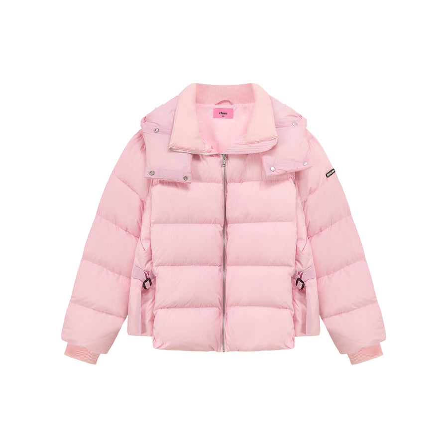 CHUU Solid Hooded Padded Jacket