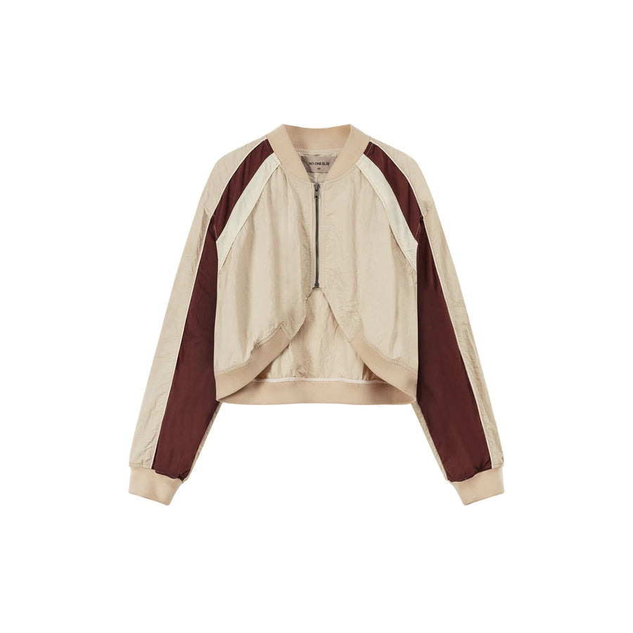 CHUU Raglan Sleeve Color Contrast Field Jacket