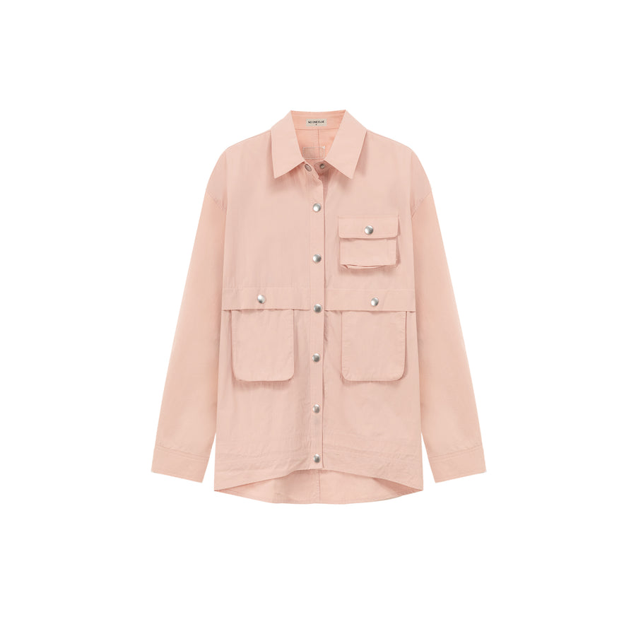 CHUU Colo Multi-Pocket Boxy Shirt Jacket