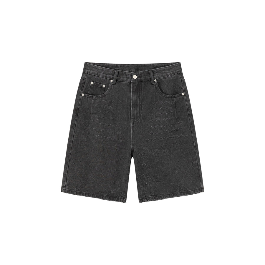 CHUU Daily Washed Denim Shorts