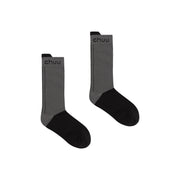 Logo Color Ribbed High Socks