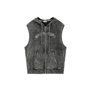 Vintage Washed Hooded Vest