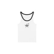 Chuu Star Center Basic Sleeveless T-Shirt