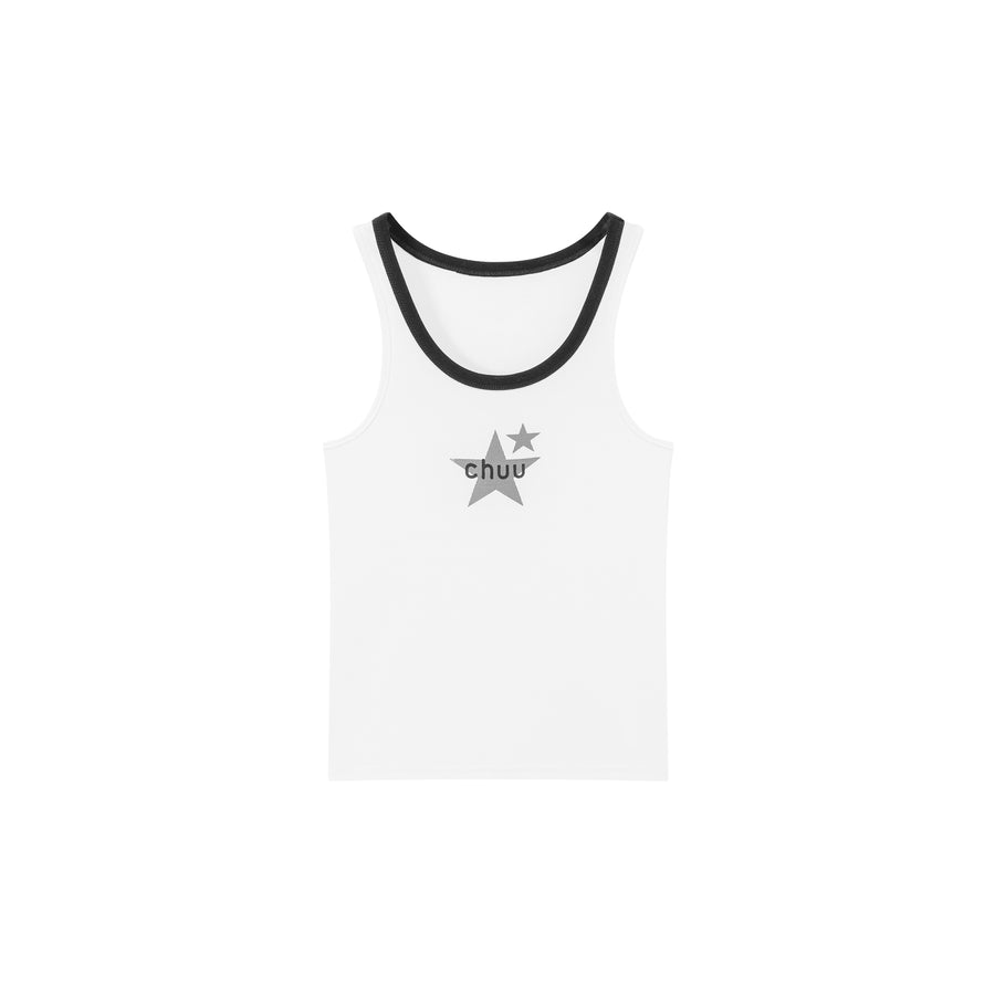 CHUU Chuu Star Center Basic Sleeveless T-Shirt