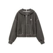 Fleece Hooded Zip-Up