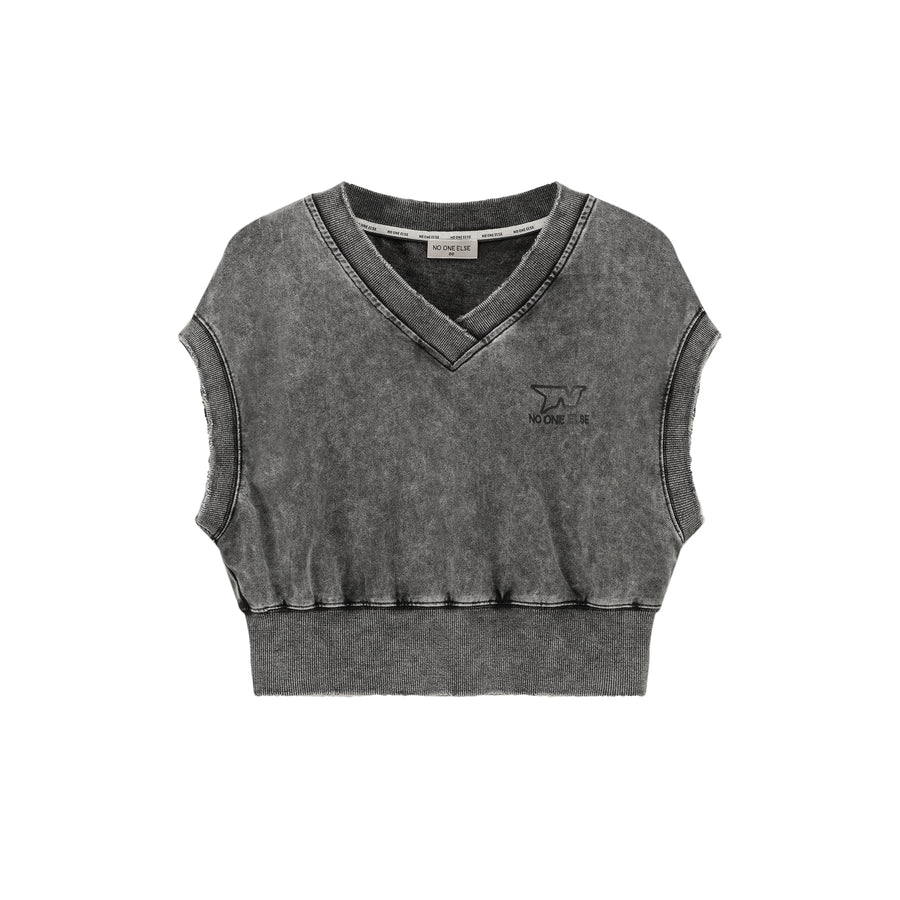 CHUU V-Neck Washed Sport Vest