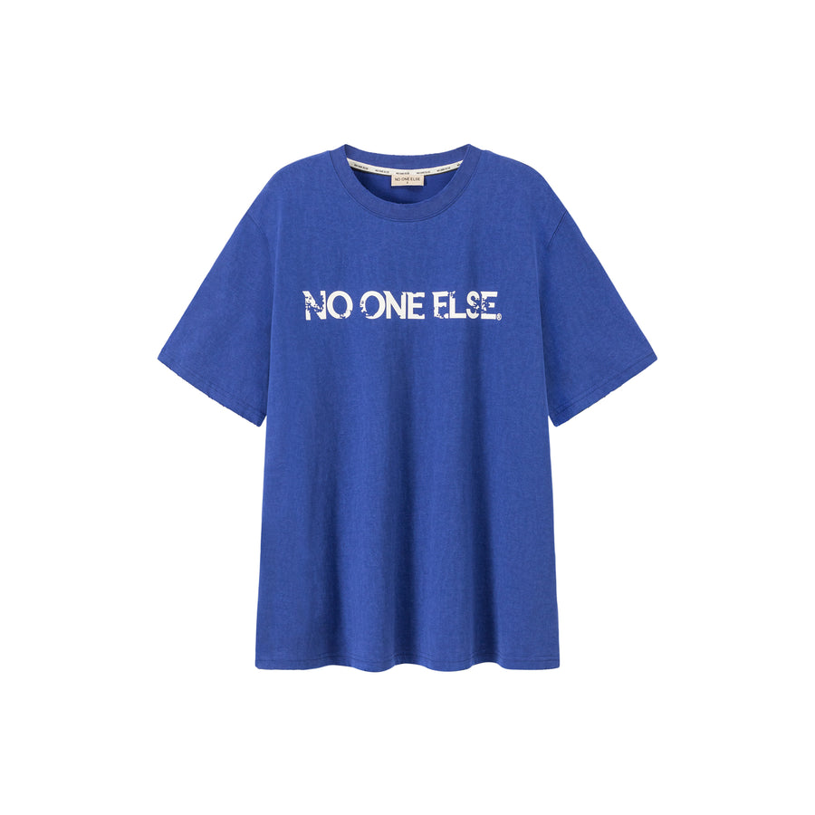 CHUU Logo Cotton Boxy T-Shirt