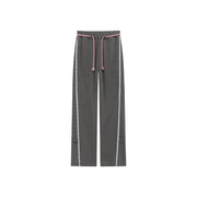 String Wide Sporty Pants