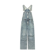 Drawstring Waist Overalls