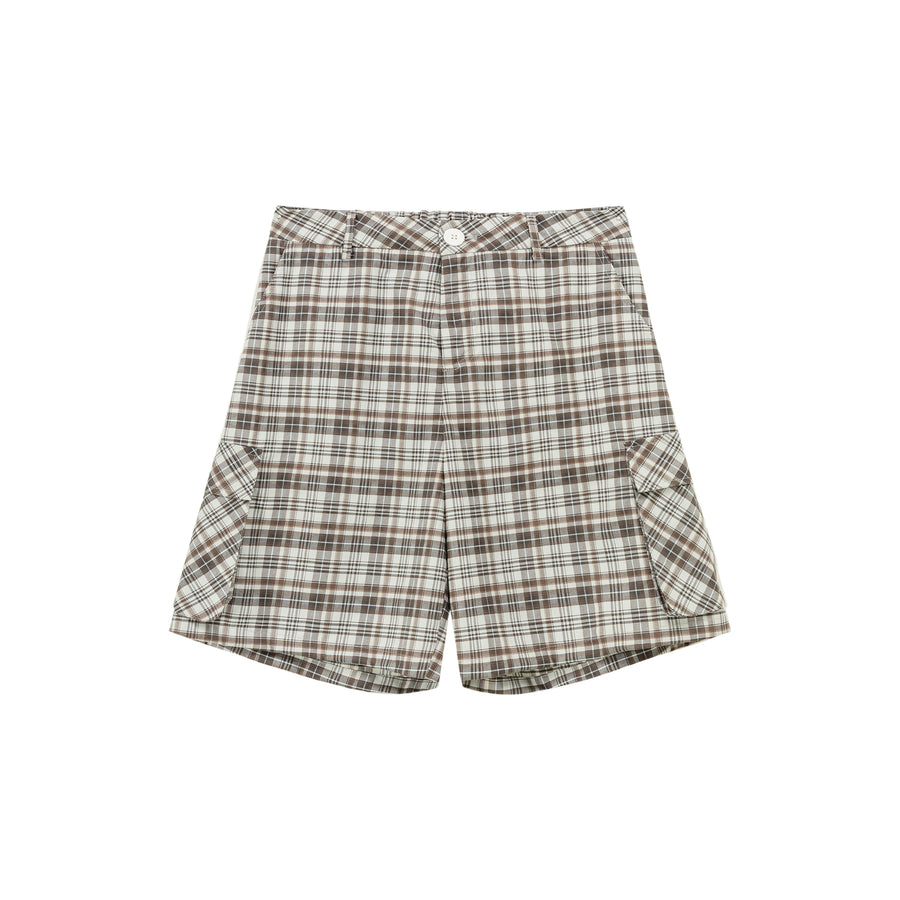 CHUU Retro Checked Color Loosefit Daily Shorts