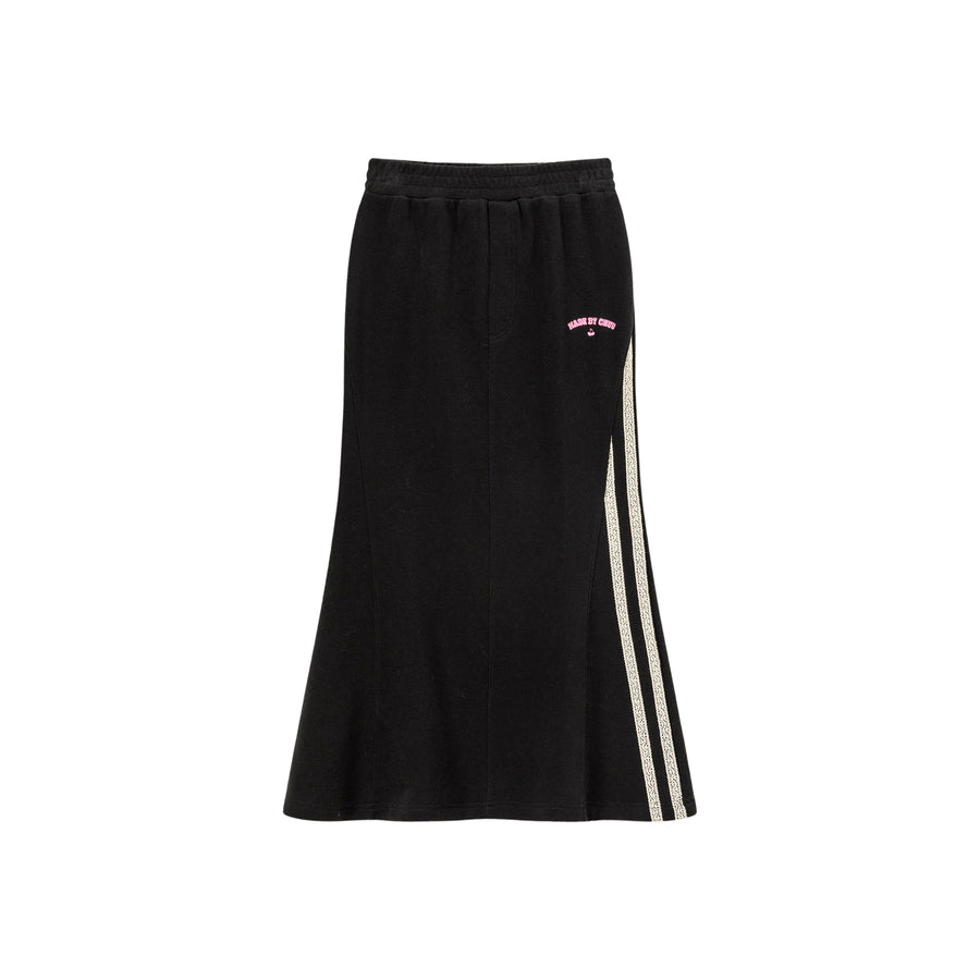 CHUU Logo Embroidery Long Skirt