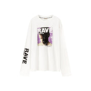 Rave Vintage Printed Boxy T-Shirt