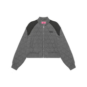 Heart Quilted Padded Jacket