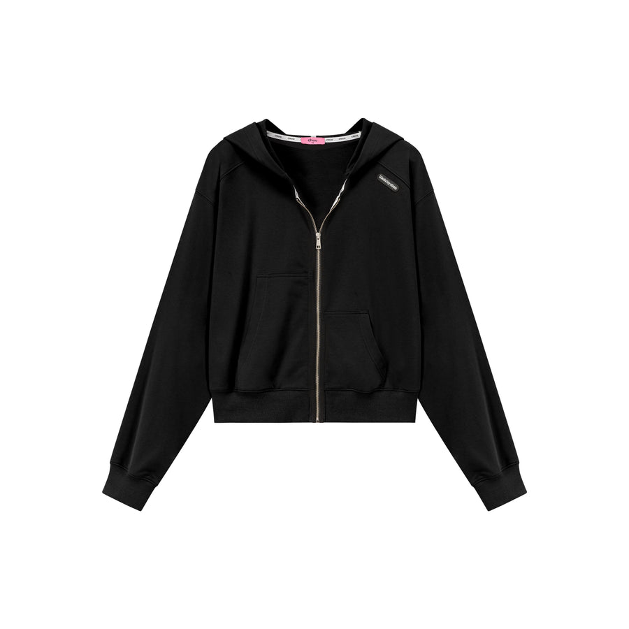 CHUU Basic Pocket Hooded Zip-Up