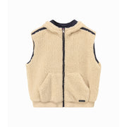 Fleece Vest Hooded Jacket