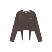 Cherry Bomb Garter Long Sleeves Sweatshirt