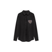 Heart Boxy Color Shirt