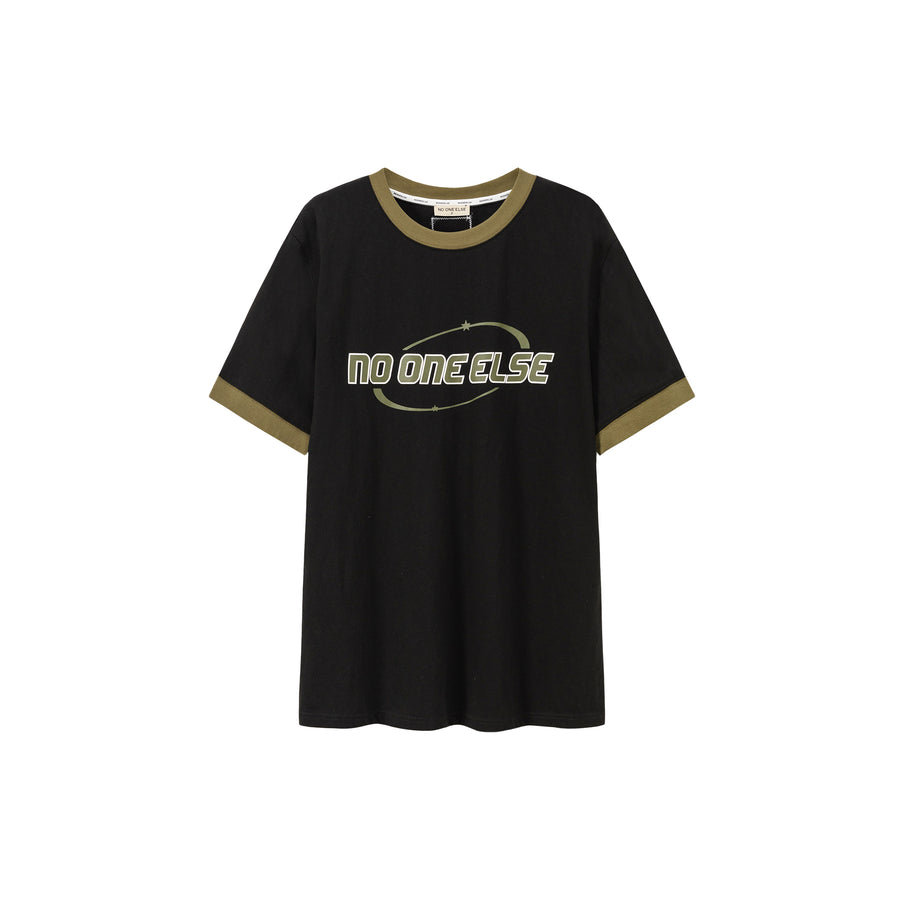 CHUU Noe Center Logo Color Loose Fit T-Shirt