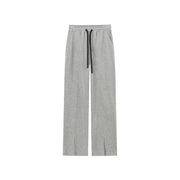 Slit Sweatpants Wide Pants