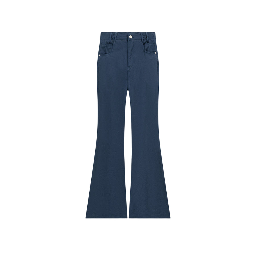 CHUU Color Slit Bootcut Pants