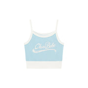 Chuu Babe Color Blocked Bustier Crop Top