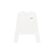 Logo Cherry Basic Button T-Shirt