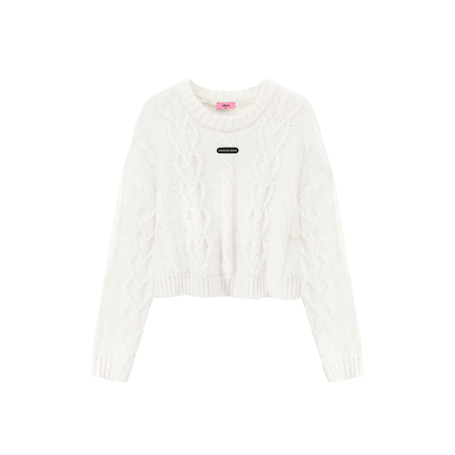 CHUU Twisted Loose Fit Knit Sweater