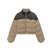 Two Toned Duck Down Padded Jacket