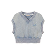 V-Neck Washed Sport Vest