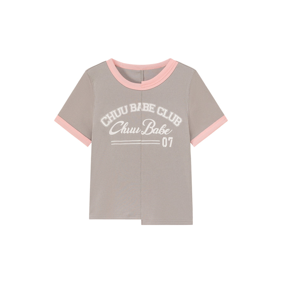 CHUU Babe Club Sporty Varsity T-Shirt