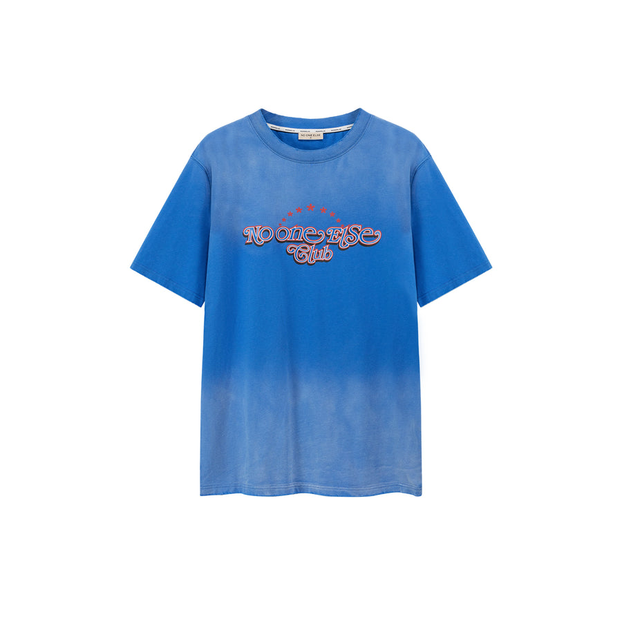 CHUU Noe Club Stars Printed Boxy Short Sleeve T-Shirt