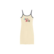 Chuu Made Heart Embroidered Sleeveless Mini Dress