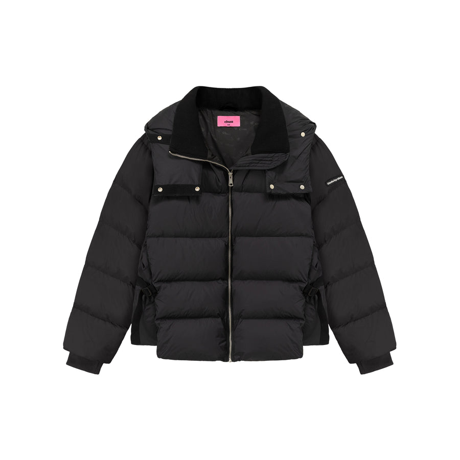 CHUU Solid Hooded Padded Jacket