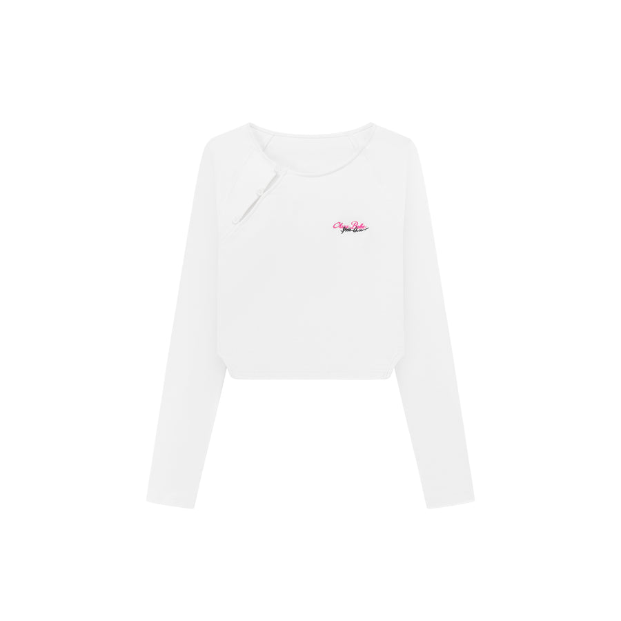 CHUU Button Long Sleeve T-Shirt