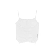 Color Bustier Slim Sleeveless Top