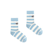 Logo Color Striped High Socks