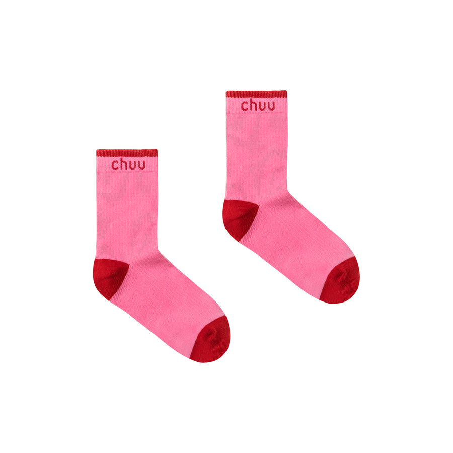 CHUU Color Matching High Socks