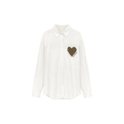 Heart Boxy Color Shirt