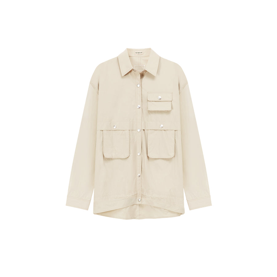 CHUU Colo Multi-Pocket Boxy Shirt Jacket