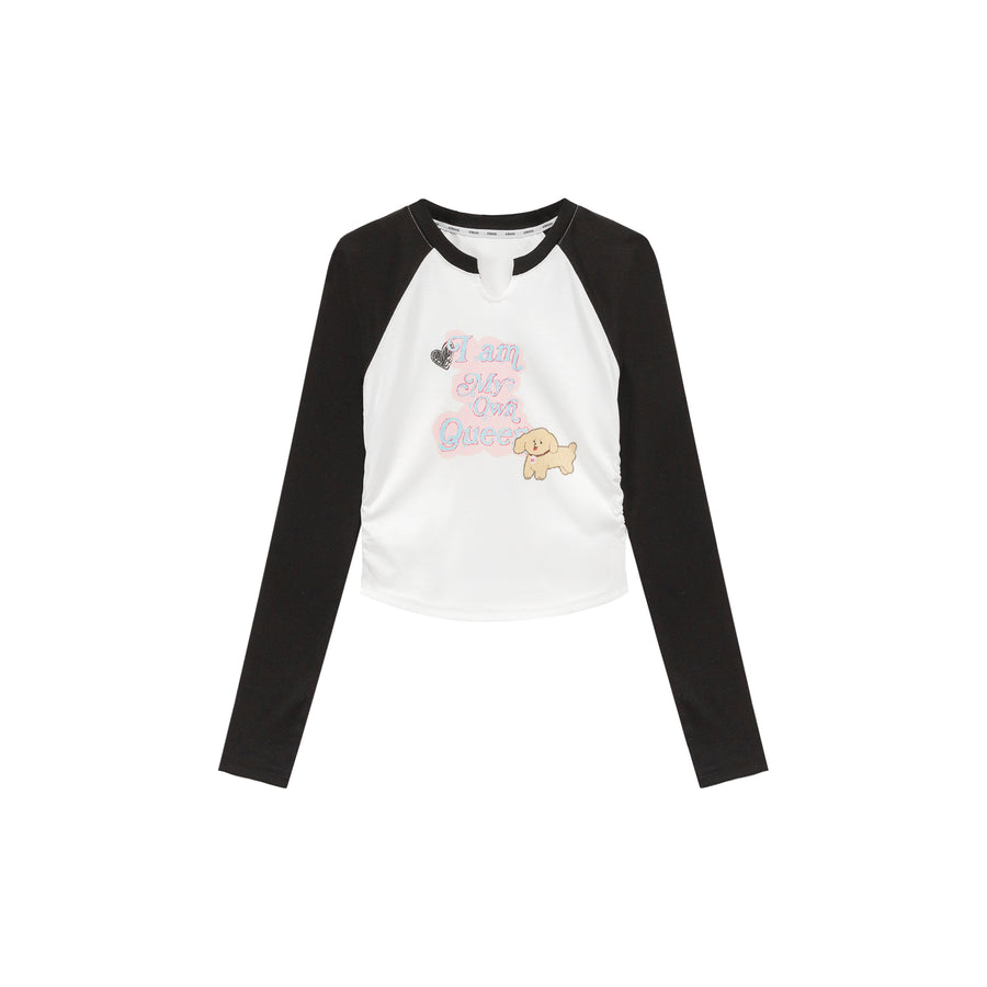 CHUU Friends Forever Color Raglan T-Shirt