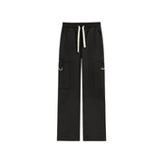 Simple Basic Banded Wide Pants