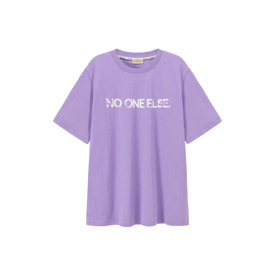 CHUU Logo Cotton Boxy T-Shirt