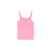 Color Button Sleeveless Tank Top