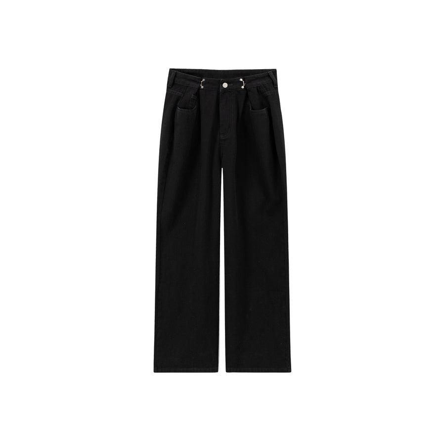 CHUU Summer Adjustable High Waist Wide Leg Pants