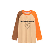 Logo Heart Color Long Sleeve T-Shirt