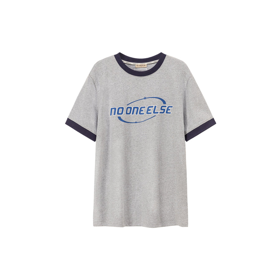 CHUU Noe Center Logo Color Loose Fit T-Shirt