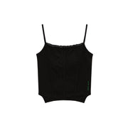 Color Bustier Slim Sleeveless Top